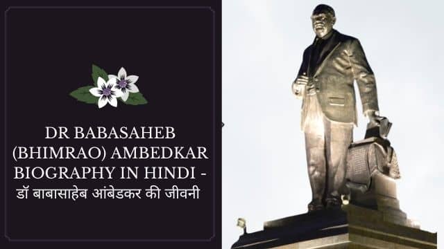 dr babasaheb ambedkar biography in hindi
